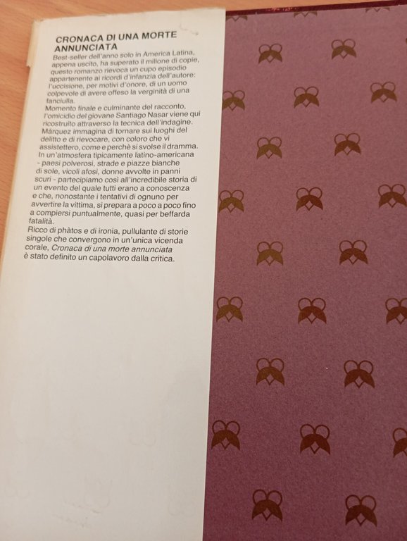 Cronaca di una morte annunciata, Gabriel Garcia Marquez, 1982 CDE … | Immagine Gallery 14