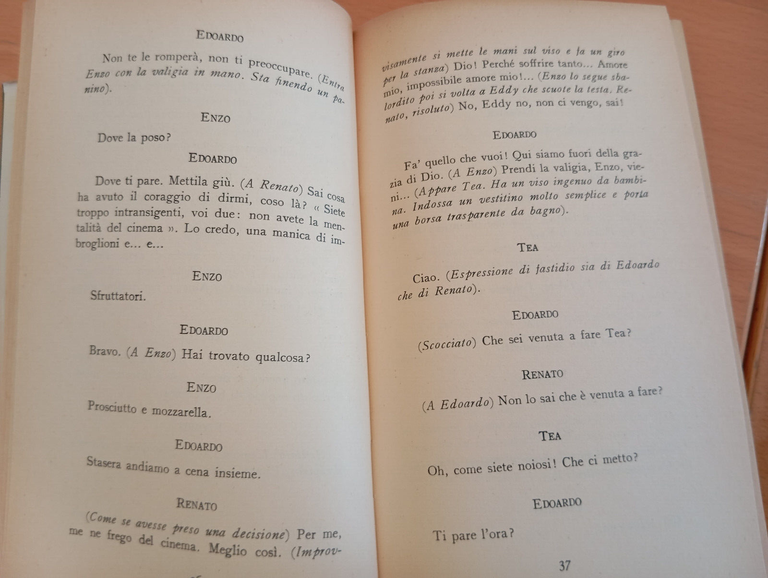 D'amore si muore, Giuseppe Patroni-Griffi, cappelli, 1960 Prefazione A. Moravia