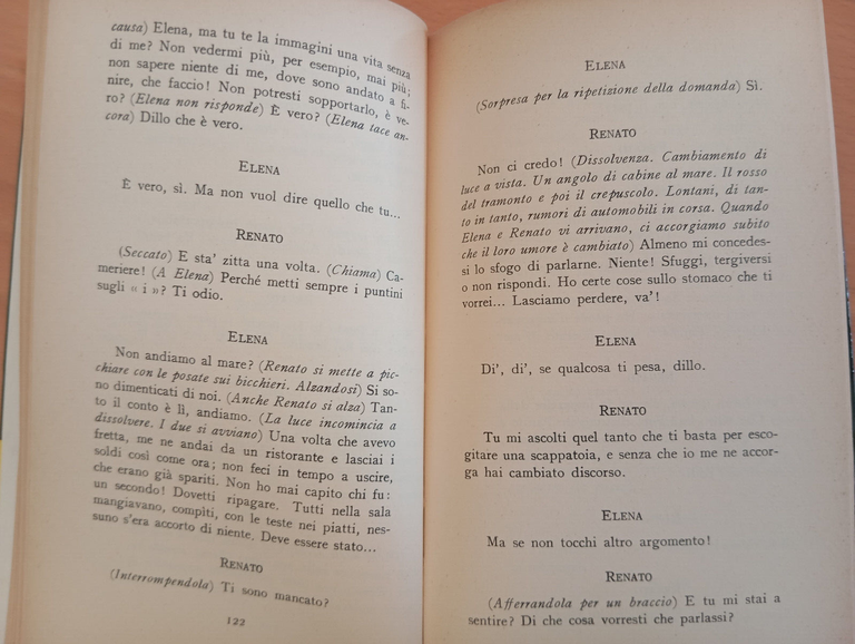 D'amore si muore, Giuseppe Patroni-Griffi, cappelli, 1960 Prefazione A. Moravia