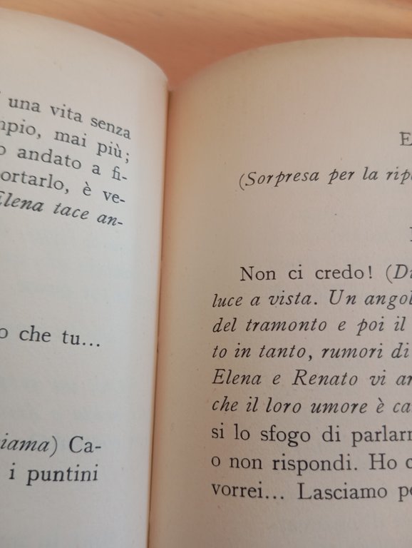 D'amore si muore, Giuseppe Patroni-Griffi, cappelli, 1960 Prefazione A. Moravia