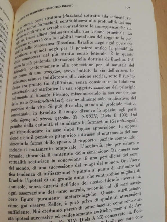 Da Eraclito a Sofocle e altri scritti, Yorck Von Wartenburg, …