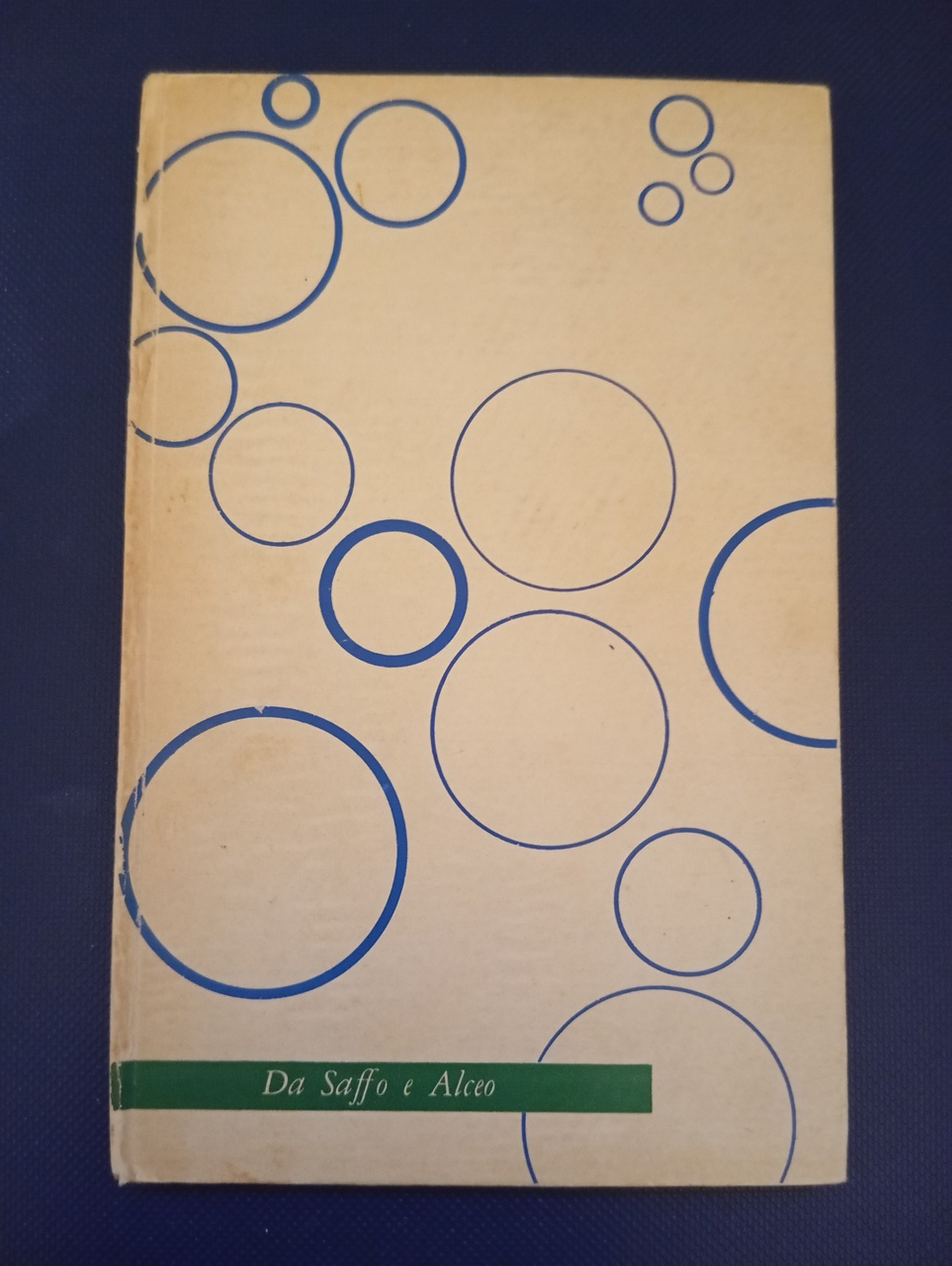 Da Saffo e Alceo, antologia della lirica eolica, 1959