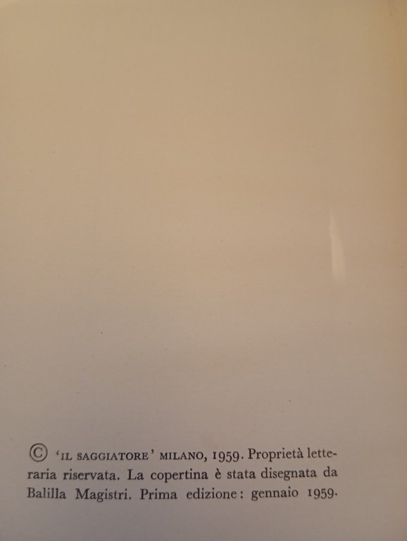 Da Saffo e Alceo, antologia della lirica eolica, 1959