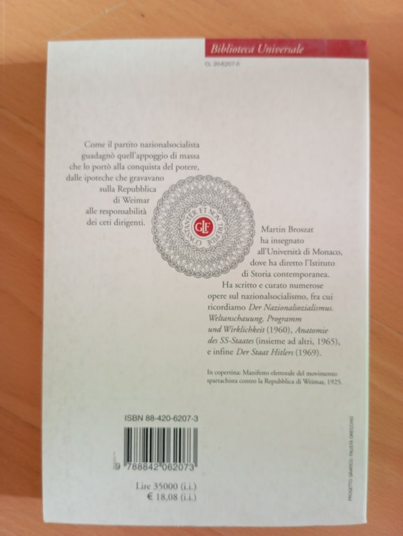 Da Weimar a Hitler, Martin Broszat, Laterza, 2001 | Immagine Gallery 3