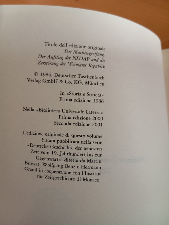 Da Weimar a Hitler, Martin Broszat, Laterza, 2001 | Immagine Gallery 7