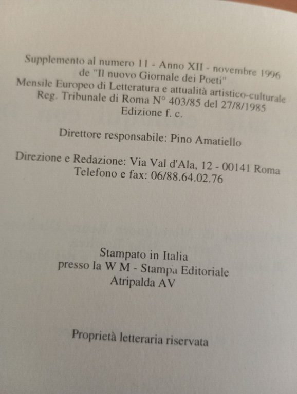 Dai miei colloqui con Dio, Mario Mazzantini, 1996