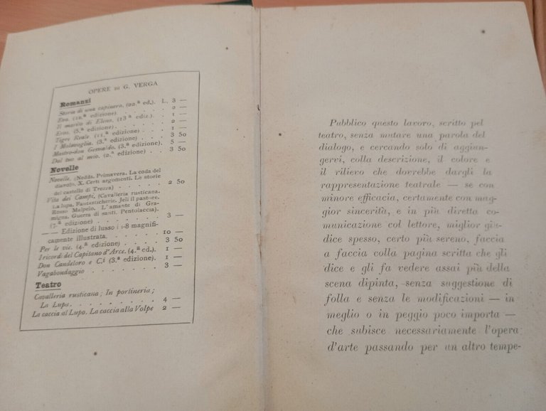 Dal tuo al mio, Giovanni Verga, Fratelli Treves, 1906