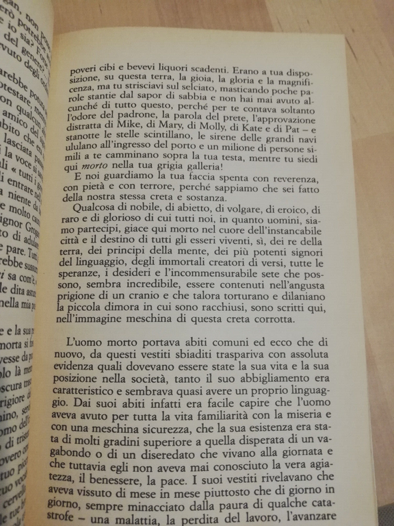 Dalla morte al mattino, Thomas Wolfe, Mondadori Oscar, 1991