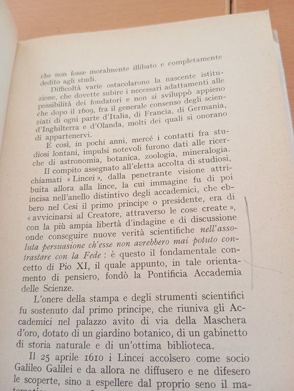 Dalla scienza alla fede, Francesco Severi, Assisi, 1962
