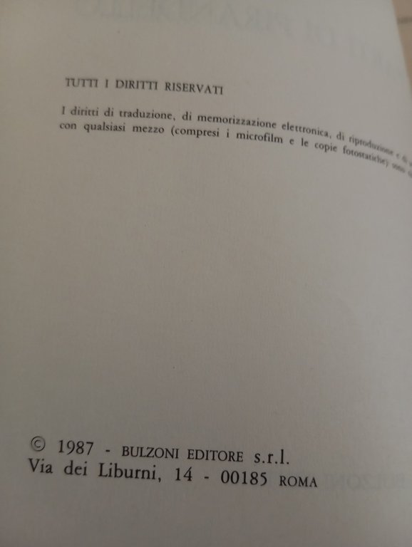Dalle parti di Pirandello, Paolo Puppa, Bulzoni Editore, 1987