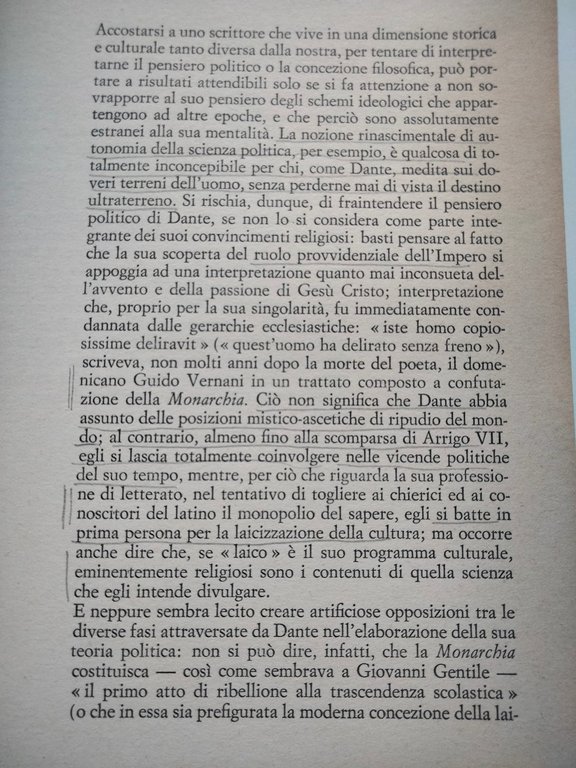 Dante politico, Gabriele Muresu, Paravia, 1979