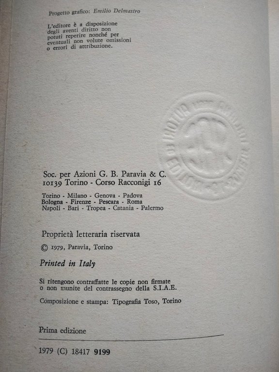 Dante politico, Gabriele Muresu, Paravia, 1979