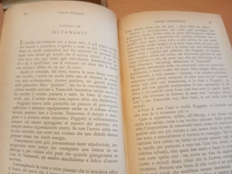 Davide Copperfield, Carlo (Charles) Dickens, 3 volumi BMM Mondadori, 1954