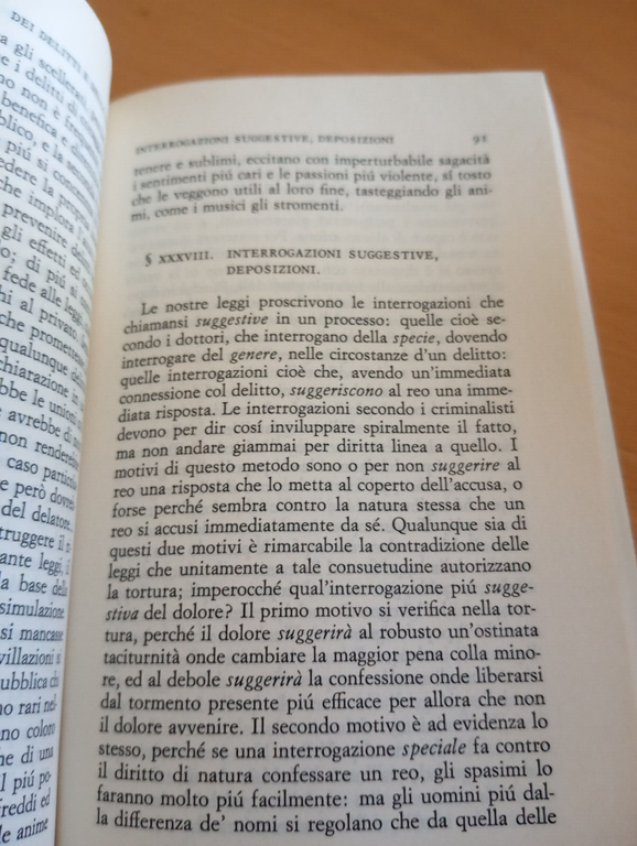 Dei delitti e delle pene, Cesare Beccaria, Einaudi, 1994