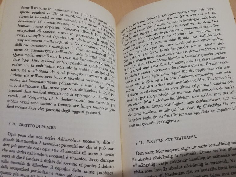 Dei delitti e delle pene Om brott och straff, Cesare …