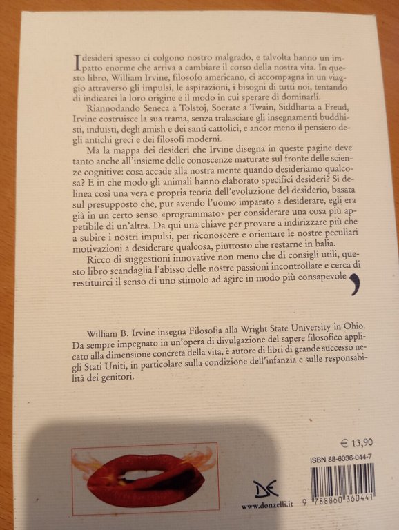 Del desiderio, William B. Irvine, Donzelli, 2006