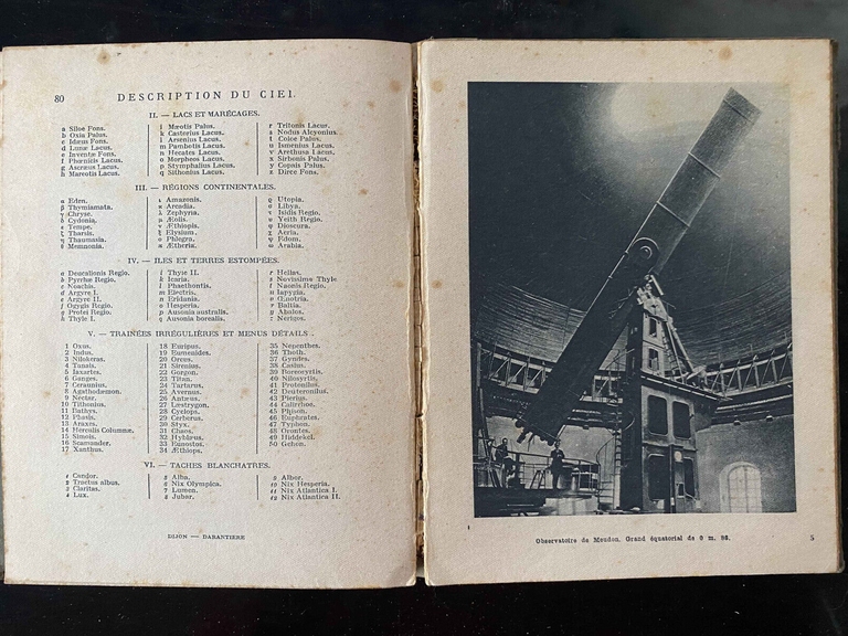 Description du ciel, Andr Danjon, Rieder, 1926