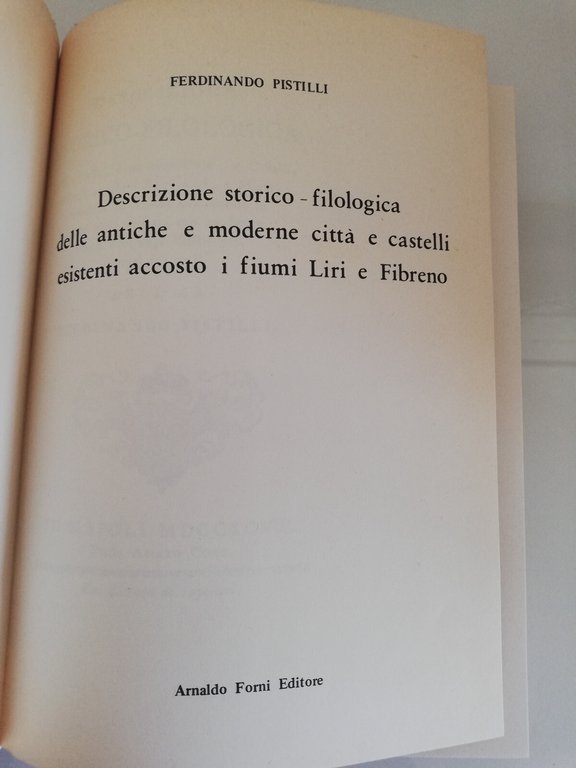 Descrizione storico filologica delle antiche e moderne città, F. Pistilli, … | Immagine Gallery 10