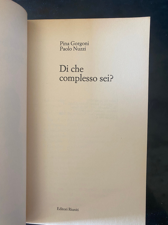 Di che complesso sei? Pina Gorgoni - Paolo Nuzzi, Editori … | Immagine Gallery 13
