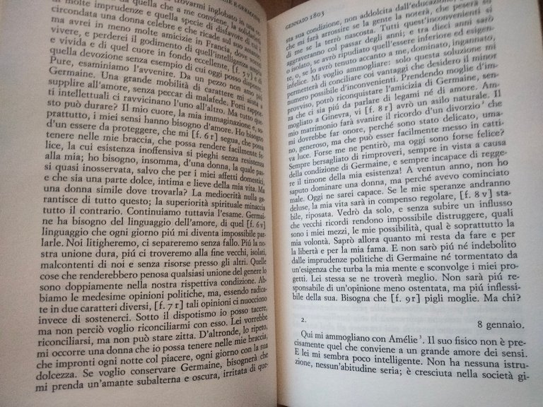 Diari, Benjamin Constant, Einaudi, NUE, 1969 | Immagine Gallery 10