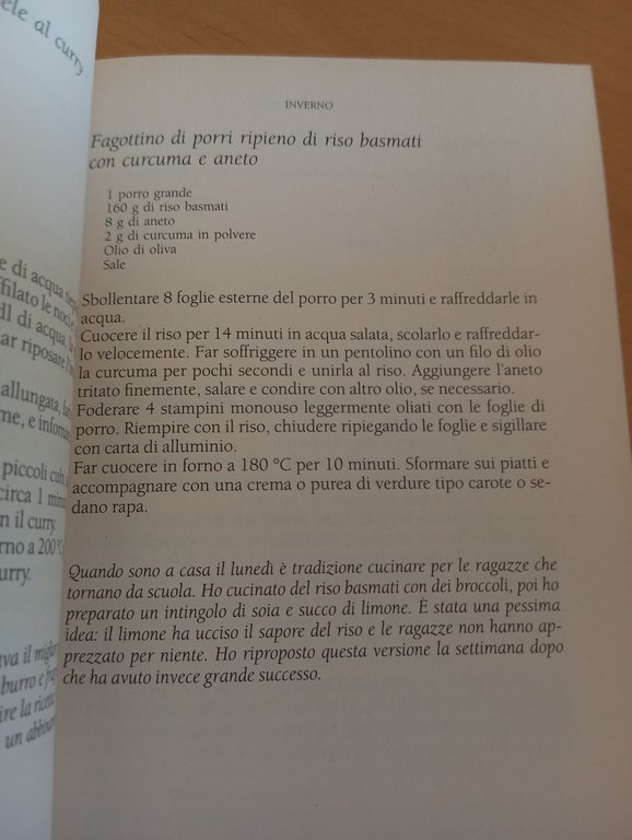 Diario di un cuoco, Pietro Leemann, Ponte alla Grazie, 2007