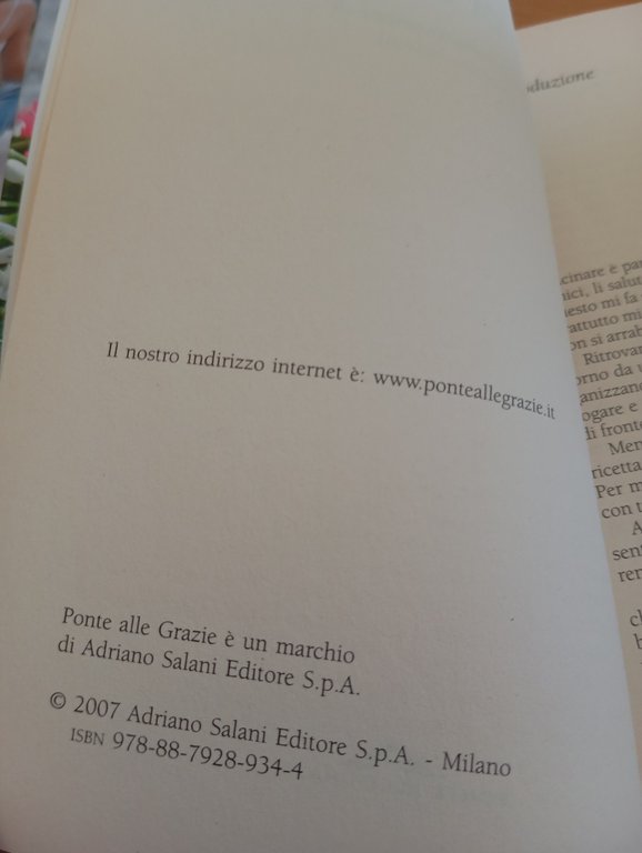 Diario di un cuoco, Pietro Leemann, Ponte alla Grazie, 2007