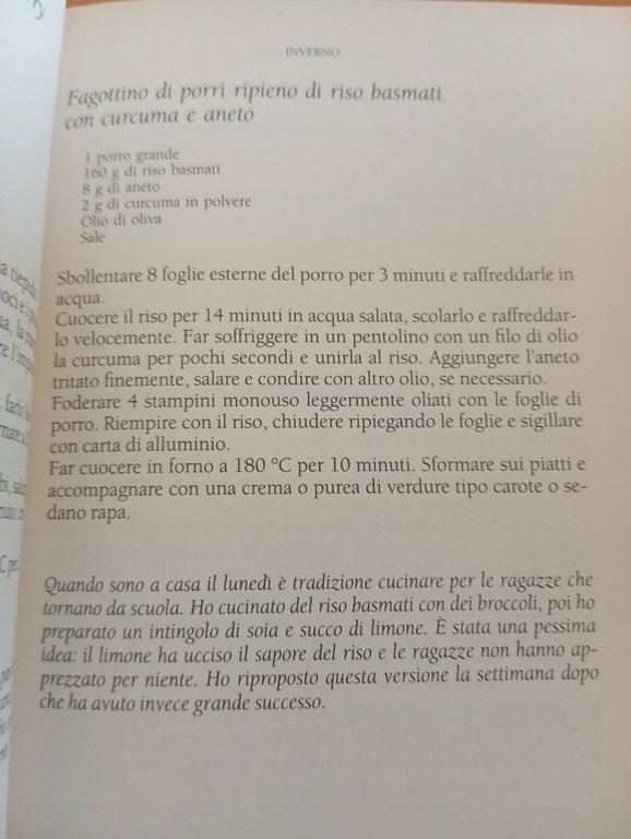 Diario di un cuoco, Pietro Leemann, Ponte alla Grazie, 2007