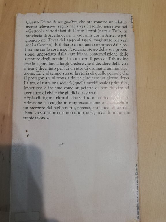 Diario di un giudice, Dante Troisi, Einaudi, 1978