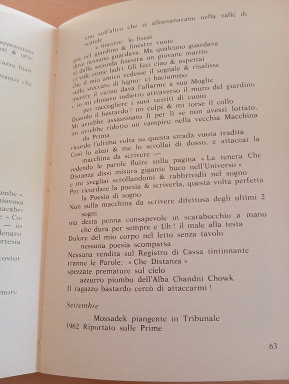 Diario indiano, Allen Ginsberg, Arcana editrice, A cura di Fernanda …