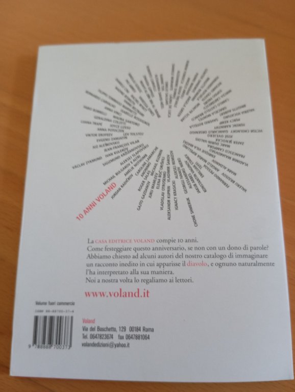 Diavoli d'autore, Nothomb, Ovjero, Salas, Cartarescu, Voland, 2004