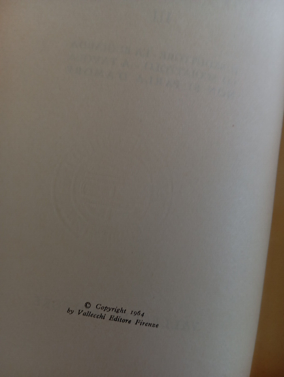 Diego Fabbri, Teatro, tre volumi, Vallecchi, 1959-60-64
