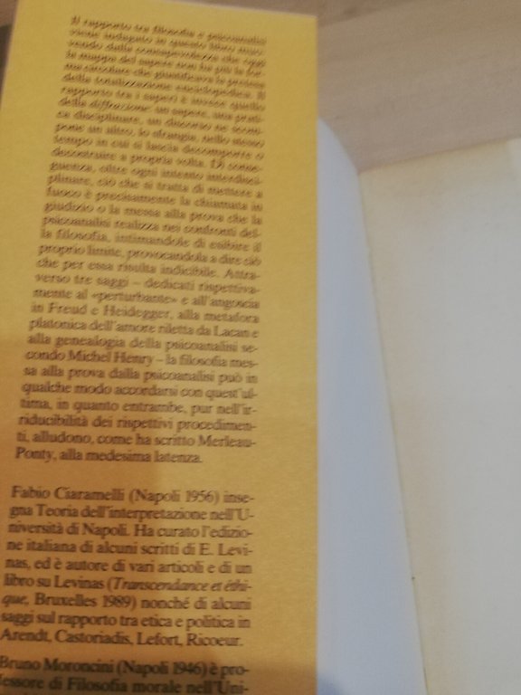 Diffrazioni La filosofia alla prova della psicoanalisi Ciaramelli moroncini 1994 | Immagine Gallery 16