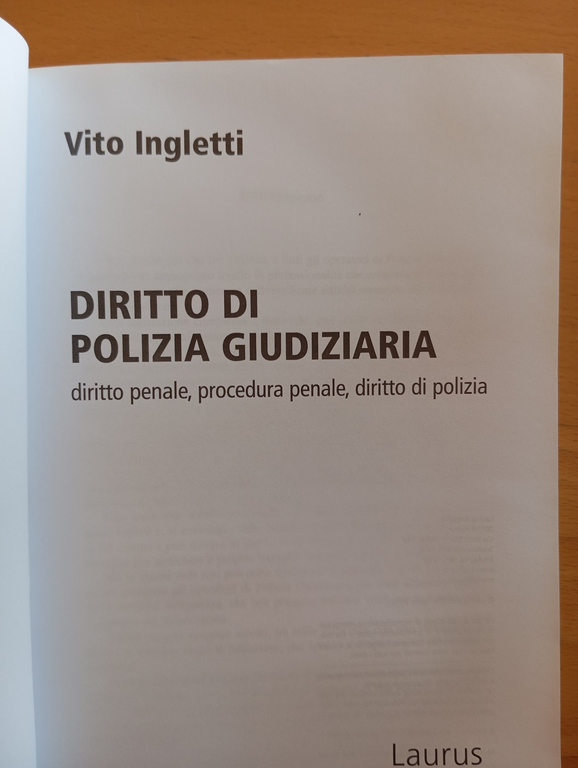 Diritto di polizia giudiziaria ed. speciale scuola ispettori Vito Ingletti, … | Immagine Gallery 5
