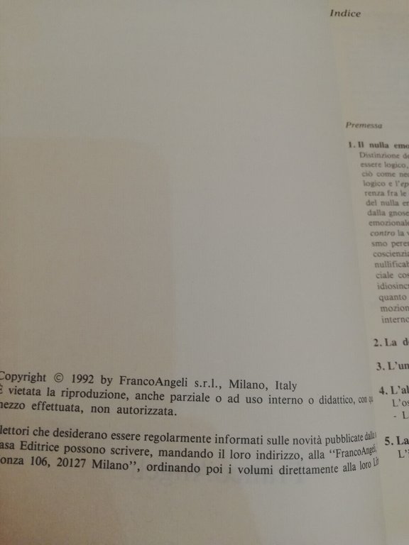 Dissuasione metafisica, Cesare Valenti, Franco Angeli, 1992, Raro