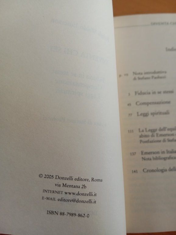 Diventa chi sei, Ralph Waldo Emerson, Donzelli, 2005 | Immagine Gallery 7