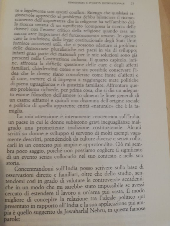 Diventare persone, Martha C. Nussbaum, Il Mulino, 2001