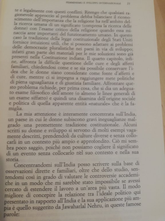 Diventare persone, Martha C. Nussbaum, Il Mulino, 2001