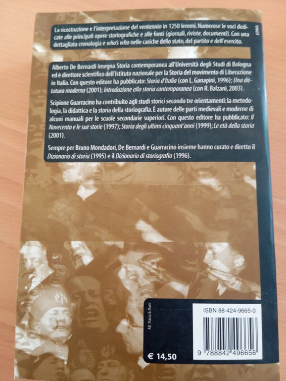 Dizionario del fascismo, De Bernardi - Guarracino, Bruno Mondadori, 2003