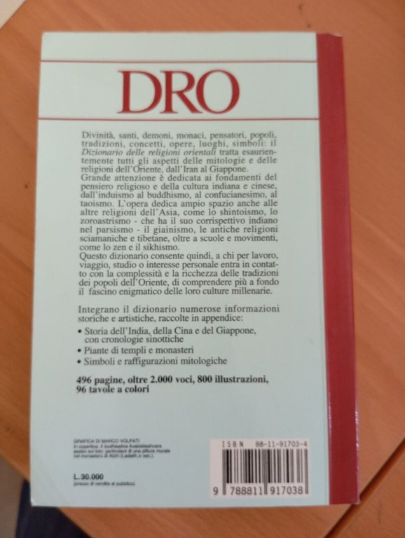 Dizionario delle religioni orientali, Vallardi, 1993