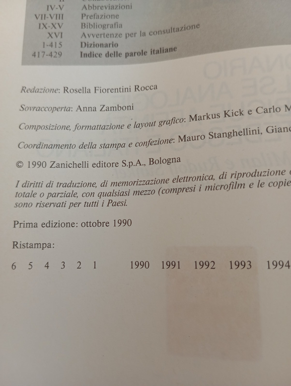 Dizionario di false analogie e ambigue affinità fra Tedesco e …