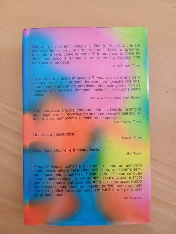 Don Delillo, Rumore bianco, Tullio Pitonti Editore, copertina psichedelica, 1987 | Immagine Gallery 4