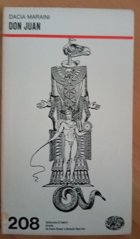 Don Juan, Dacia Maraini, Einaudi teatro, 1976