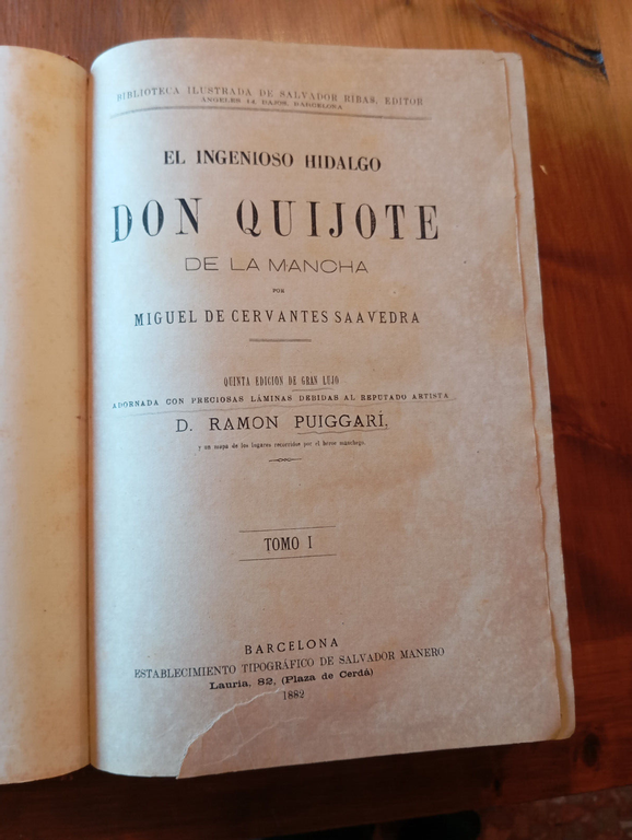 Don Quijote de la Mancha, Miguel de Cervantes, Illustrato da …