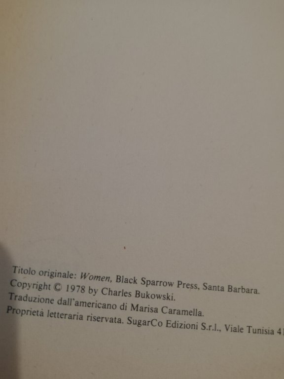 Donne, Charles Bukowski, 1980, SugarCo