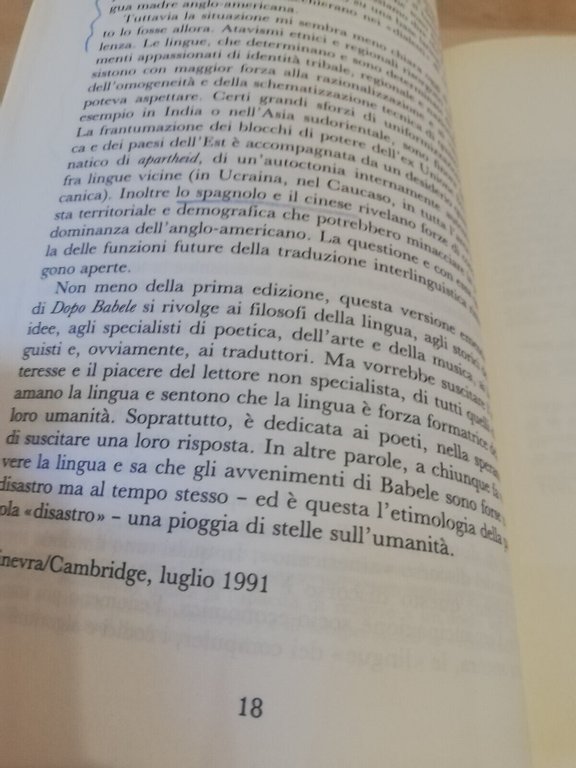 Dopo Babele. Aspetti del linguaggio e traduzione, George Steiner, Garzanti, …