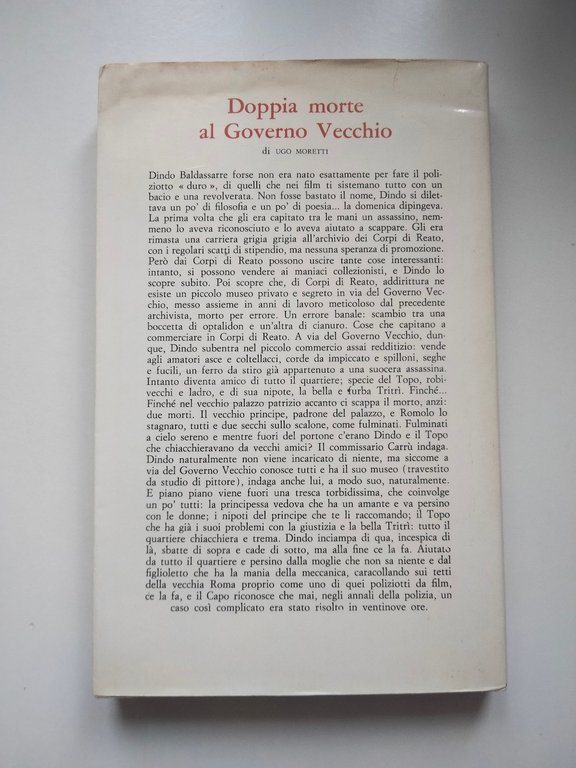 Doppia morte al governo vecchio, Ugo Moretti, Longanesi, 1977