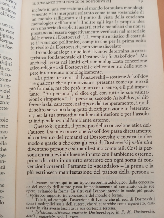 Dostoevskij, Michail Bachtin, Einaudi, 1968