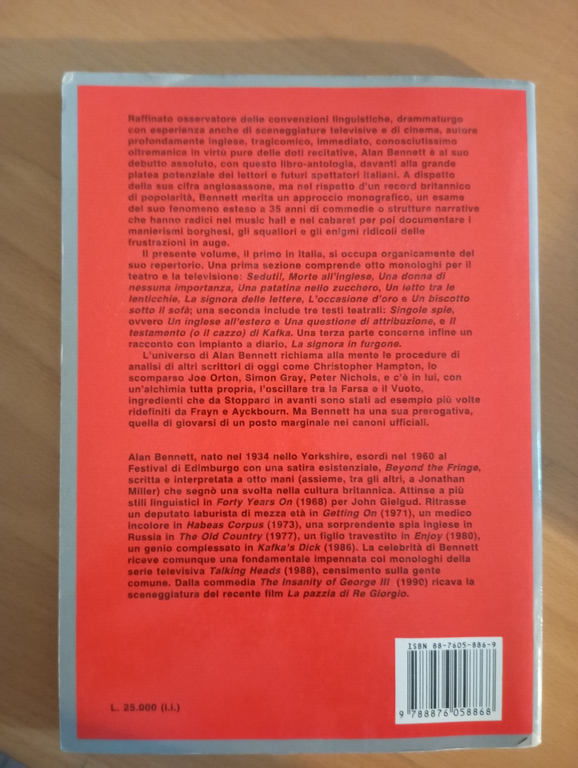 Drammi e monologhi Alan Bennett, Singole spie Un inglese all'estero …