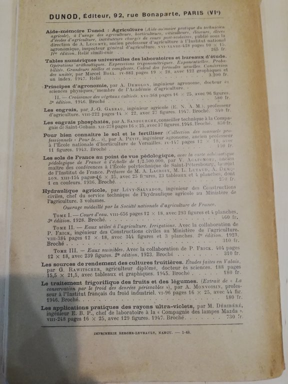 Dynamique du sol, Albert Demolon, Dunod, 1948, in francese | Immagine Gallery 12