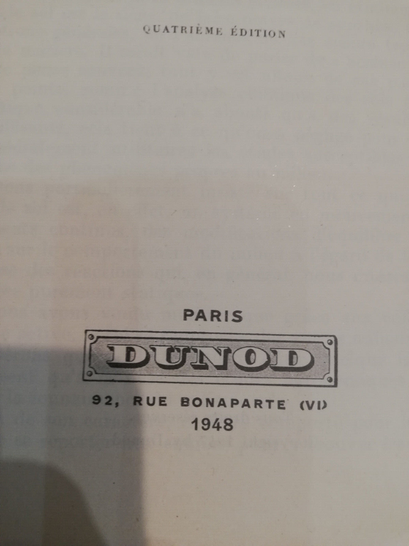 Dynamique du sol, Albert Demolon, Dunod, 1948, in francese